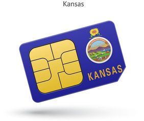 Сим карта США штат Канзас для приема СМС